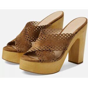 *New* Veronica Beard Gaynor Platform Heel Sandal - Size 7 Hazelwood